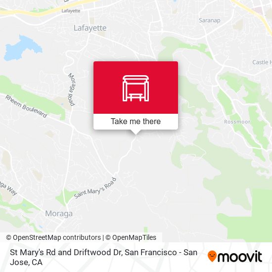 St Mary's Rd and Driftwood Dr map