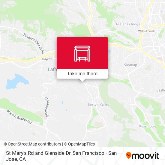 St Mary's Rd and Glenside Dr map