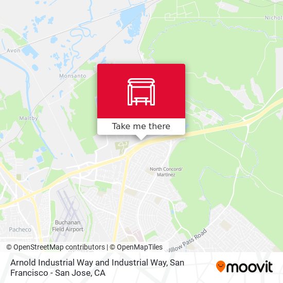 Arnold Industrial Way and Industrial Way map