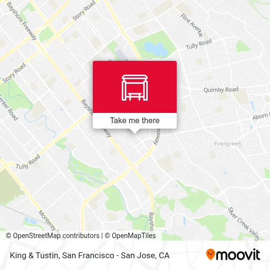 King & Tustin map