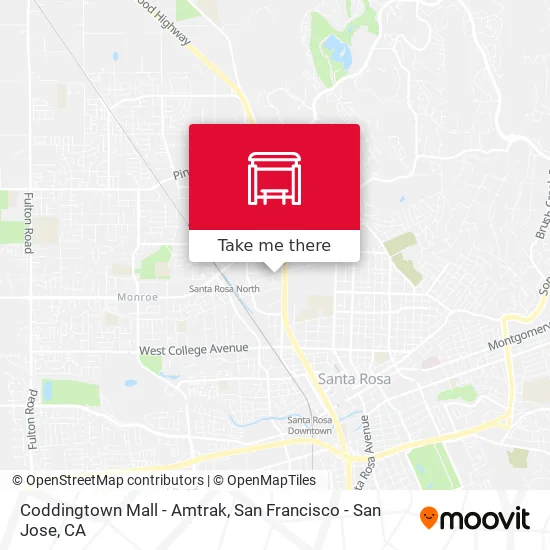 Mapa de Coddingtown Mall - Amtrak
