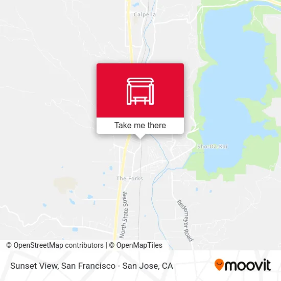 Sunset View map