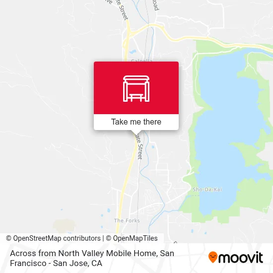 Across from North Valley Mobile Home map