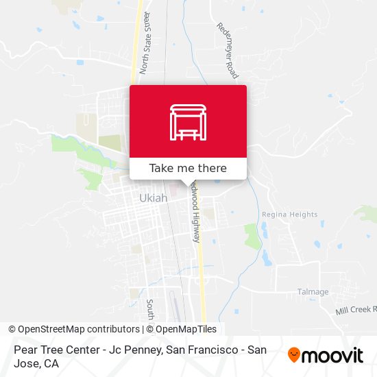 Mapa de Pear Tree Center - Jc Penney