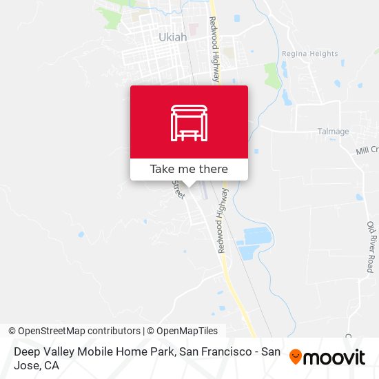 Deep Valley Mobile Home Park map