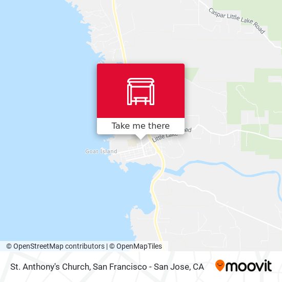 St. Anthony's Church map