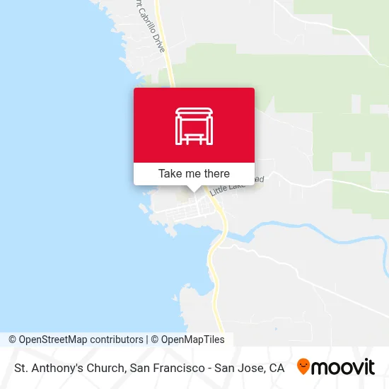 St. Anthony's Church map