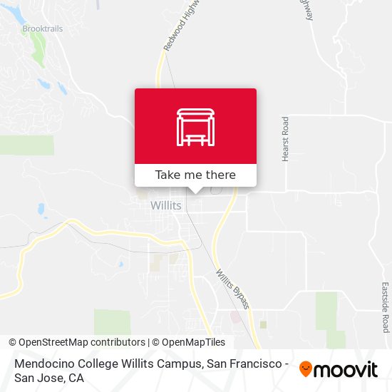 Mendocino College Willits Campus map