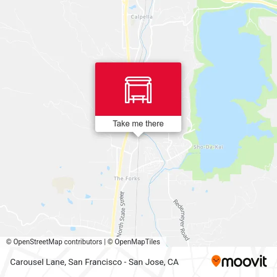 Carousel Lane map