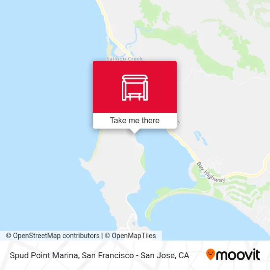 Spud Point Marina map