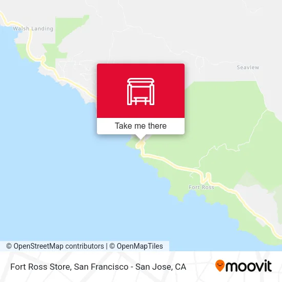 Fort Ross Store map