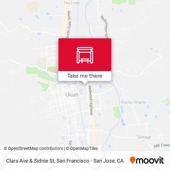 Clara Ave & Sidnie St map