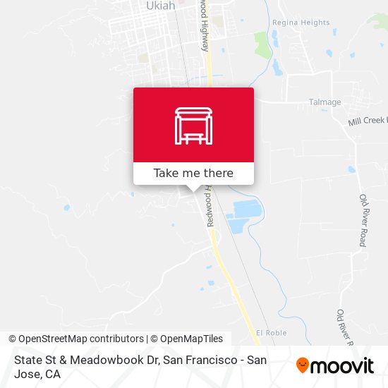 State St & Meadowbook Dr map