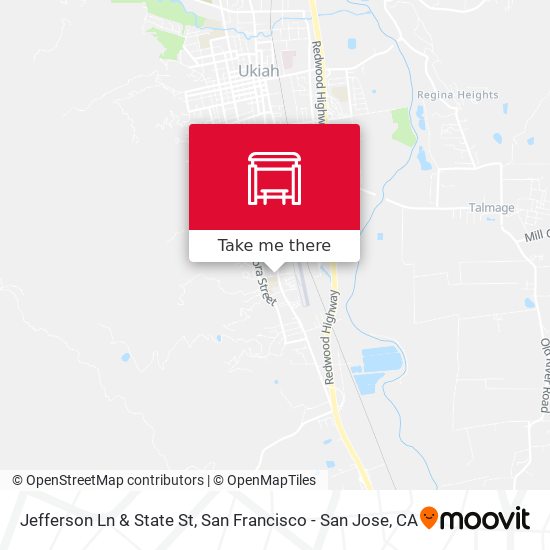 Jefferson Ln & State St map