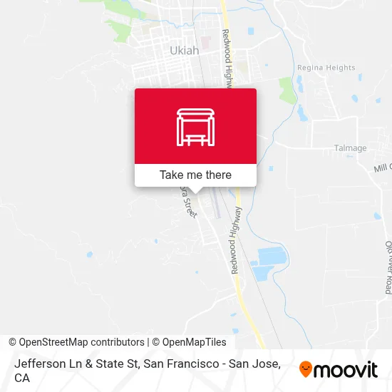 Jefferson Ln & State St map