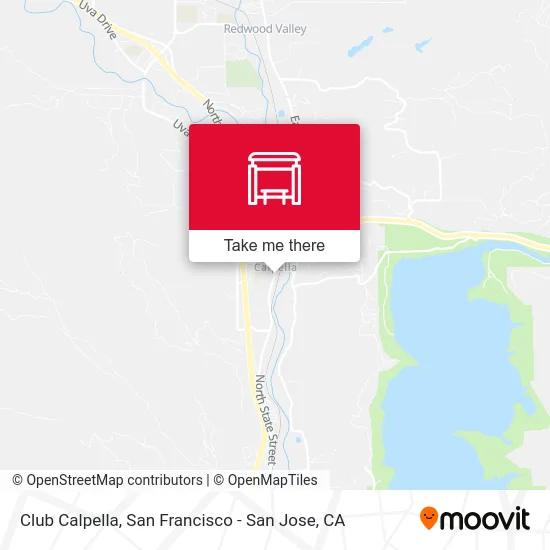Club Calpella map