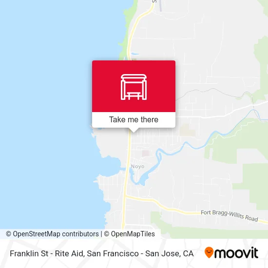 Franklin St - Rite Aid map