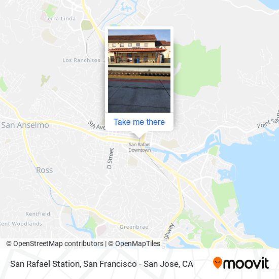 San Rafael Station map