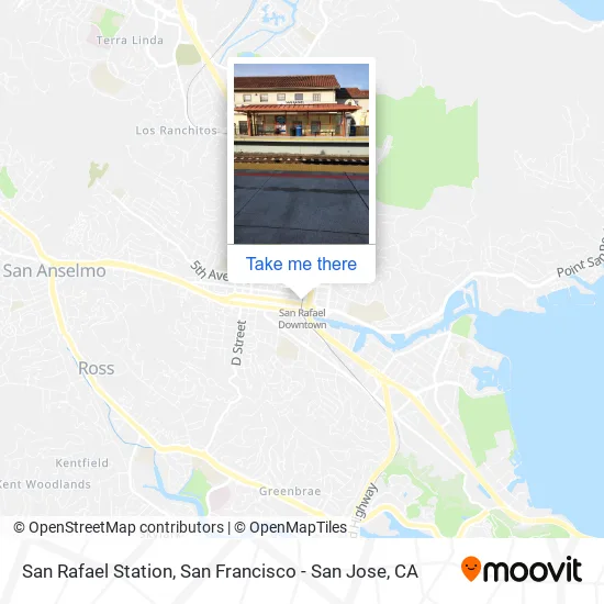 San Rafael Station map