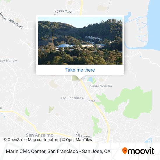 Marin Civic Center map