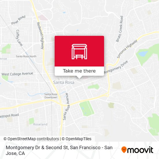 Montgomery Dr & Second St map
