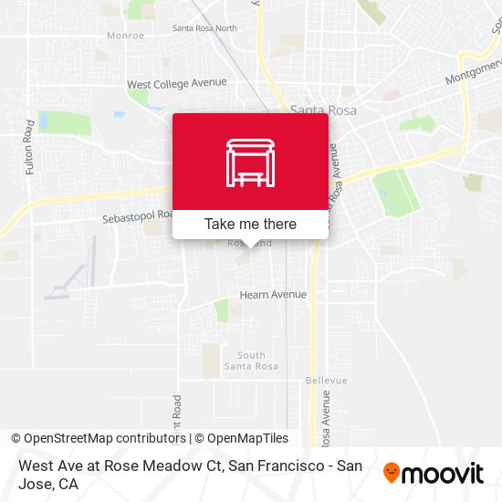 West Ave at Rose Meadow Ct map