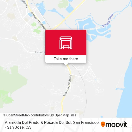 Alameda Del Prado & Posada Del Sol map