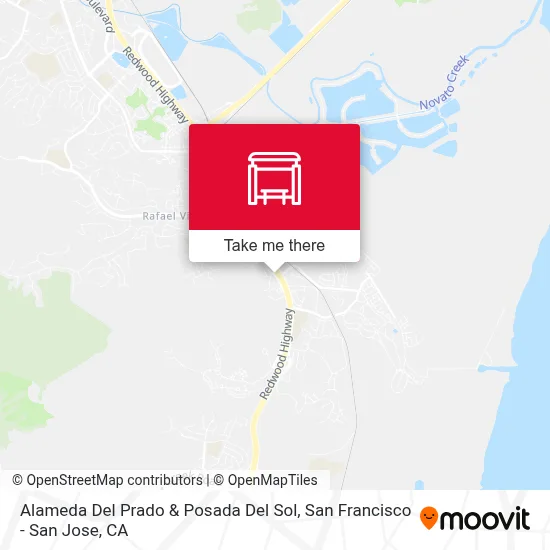 Alameda Del Prado & Posada Del Sol map