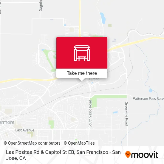 Las Positas Rd & Capitol St EB map