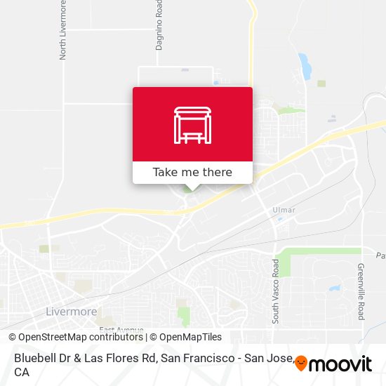Bluebell Dr & Las Flores Rd map