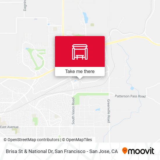 Brisa St & National Dr map