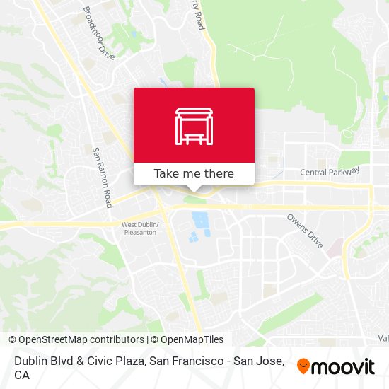 Dublin Blvd & Civic Plaza map