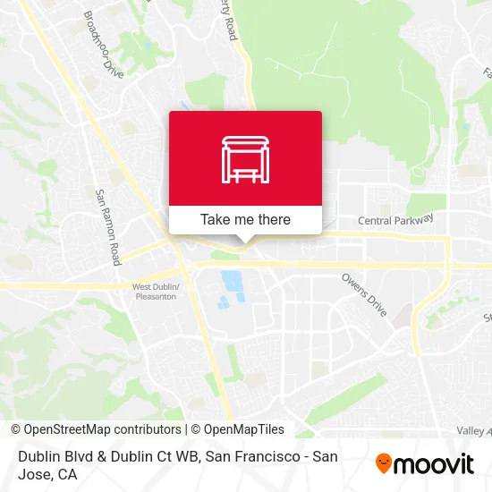 Mapa de Dublin Blvd & Dublin Ct WB
