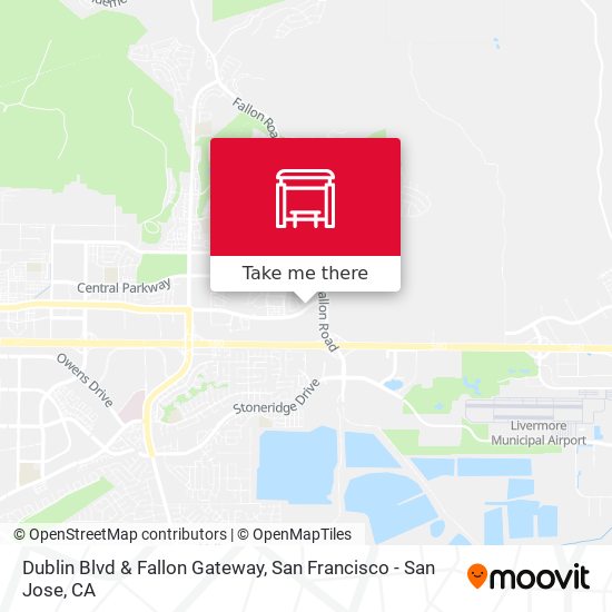 Mapa de Dublin Blvd & Fallon Gateway