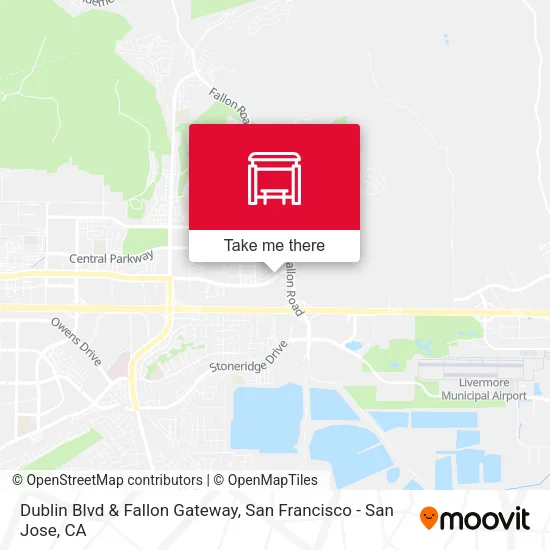 Dublin Blvd & Fallon Gateway map