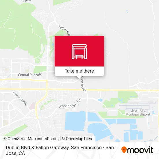 Dublin Blvd & Fallon Gateway map