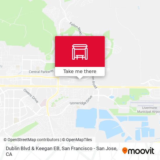 Mapa de Dublin Blvd & Keegan EB