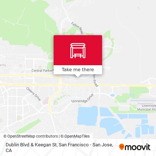 Mapa de Dublin Blvd & Keegan St