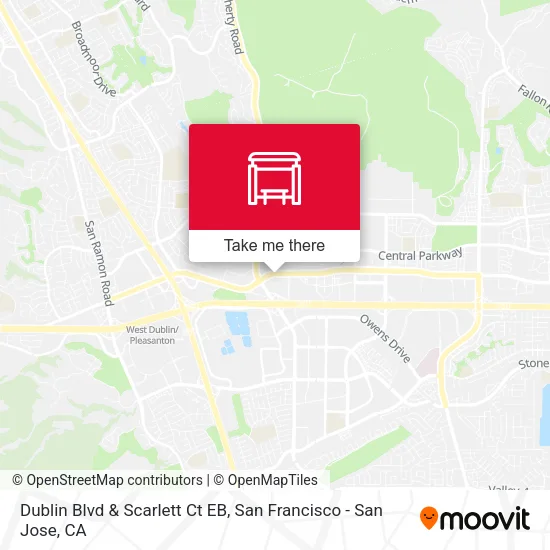 Mapa de Dublin Blvd & Scarlett Ct EB