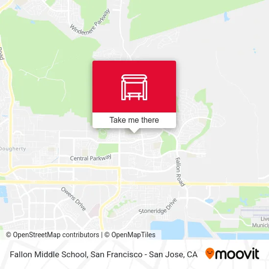 Fallon Middle School map