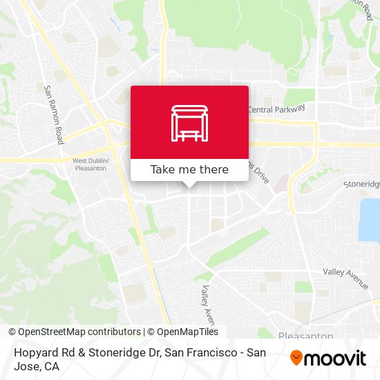 Hopyard Rd & Stoneridge Dr map