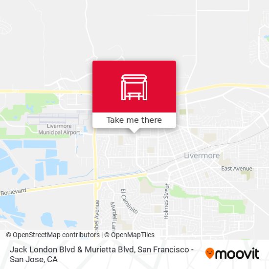 Mapa de Jack London Blvd & Murietta  Blvd