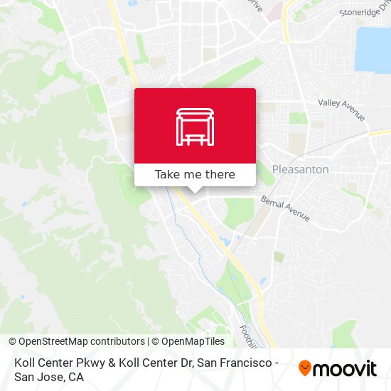 Koll Center Pkwy & Koll Center Dr map