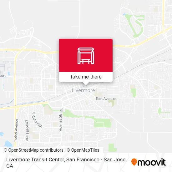 Livermore Transit Center map