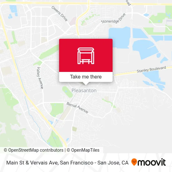 Main St & Vervais Ave map