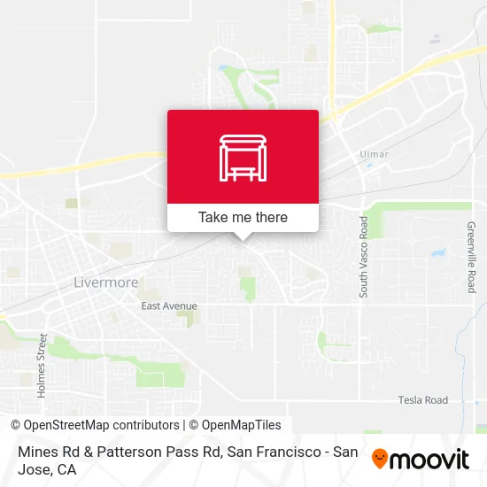 Mines Rd & Patterson Pass Rd map