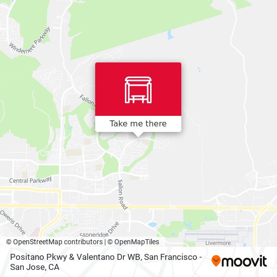 Positano Pkwy & Valentano Dr WB map