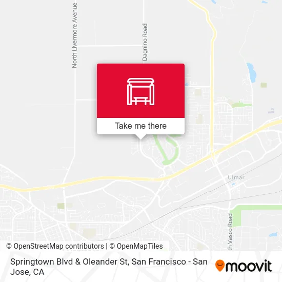 Springtown Blvd & Oleander St map