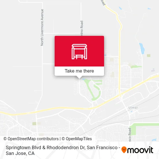 Springtown Blvd & Rhododendron Dr map