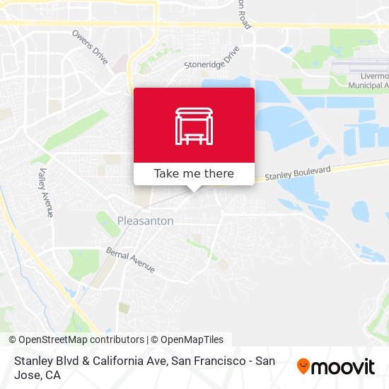 Stanley Blvd & California Ave map